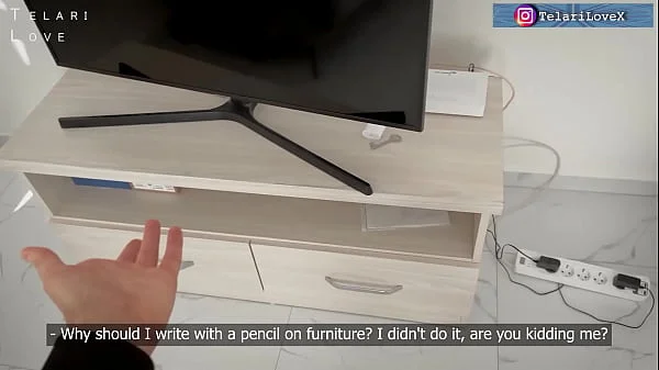Apartment owner get fucked ROUGH and r9ped by her tenant