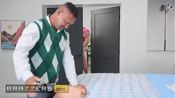 Busty Pink-Haired Babe Lily Lou Will Do Anything To Take A Ride On Her Bf Dad's Big Cock - BRAZZERS