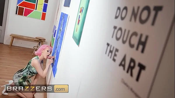 Evie Rees Visits An Art Gallery And Picks The Best Art For Her, A Big Cock Waiting To Get Sucked & Fucked - BRAZZERS