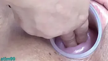 Cervix and Pee Hole Inflation with Injections for Japanese Lesbians