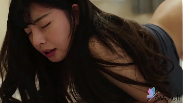 Chinese horny girl Ranako fucks with boyfriend at home.