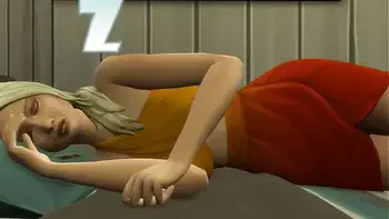 StepSon Fucks Blonde Stepmom After He Masturbated While She taking nap