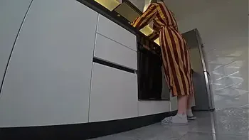 Neighbor and wife fuck in the kitchen before I get home. Real treason