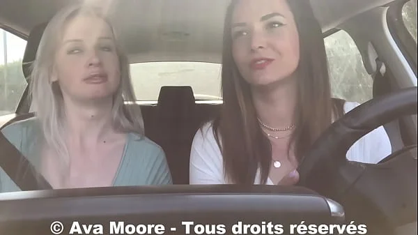 DEFI INCONNU - Première Fois Pour Ce Mec Chanceux Qui Se Fait Sucer Par 2 Filles! On Lui Vide Les Couilles Sur Le Bord d'Une Route!