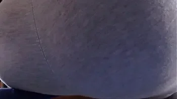 Wonderful farts inside tight yoga pants