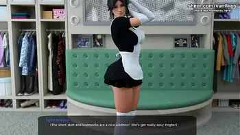 Rubbing a big cock between stepsister's petite thighs l My sexiest gameplay moments l Milfy City l Part #2