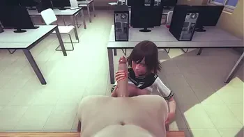 Hentai Uncensored - Sara uses his hand and his pussy to make pleasure  - Japanese Asian Manga Anime Game Porn