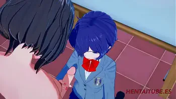 Tokyo Ghoul - Touka Kirishima Handjob, Blowjob and Fucked in a Table - Hentai 3D