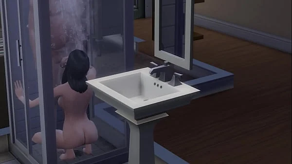30 minutes of blowjob in the shower