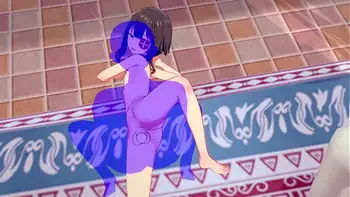 KonoSuba Hentai - Megumin Fucked with creampie - Japanese asian manga anime game porn