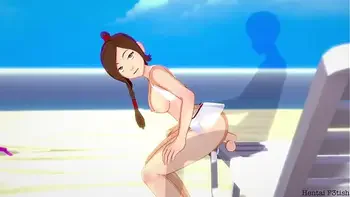 Ty Lee take having sex on public beach