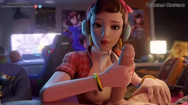 D.Va Enjoying big Dick Overwatch Part 2