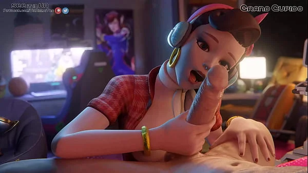 D.Va Enjoying big Dick Overwatch Part 2