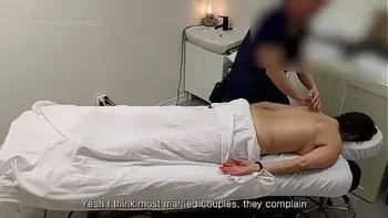 Emma, flirty MILF witih huge tits was down to fuck during the massage