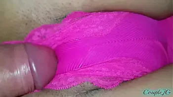EXTREMELY CLOSE UP PUSSY CUM ON PANTIES STEP SISTER