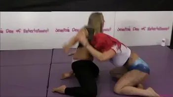 Bra and Panties Match (Strip-Wrestling Match) w, Loser gets ass exposed   has to twerk!! ~ Roxi Keogh vs Beth Bennett