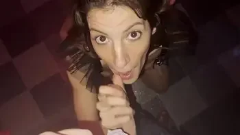 Lety Howl and Mae first Hard GangBang fucked and blowjob in swingers club Nightlounge Surprise