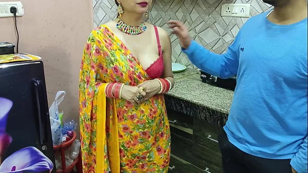 Blackmailing and fucking my ex gf who is now my bhabhi ki saree utar ke kitchen main uski mast Gand Marne ka socha