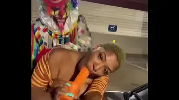 She had two dicks at once