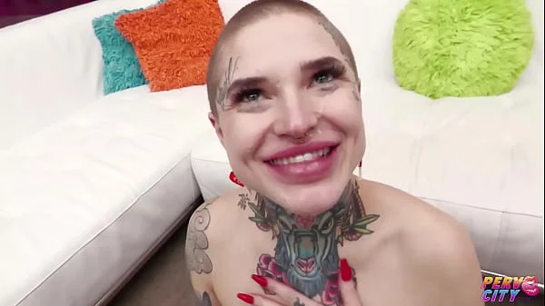 Hot Tattooed Babe Titi Ramone's First Anal Fuck Orgasm