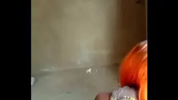 Standing doggy African teen takes BBC like a good little slut