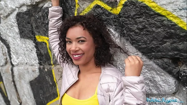 Public Agent Rock Paper Scissors game turns into hardcore outdoor public fucking