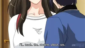 Hentai - Busty Step Mom Gives a Sex Class to her Young Step Daughter [Subtitled]