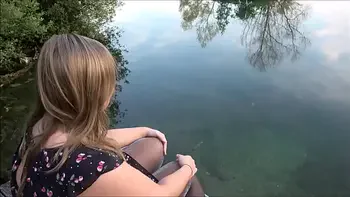 Spontaner Outdoor-Quickie am See! WURDE ICH ERKANNT?