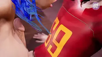 3DGSPOT - Big Titties Teen Gets DP By Two Footbal Players In The Locker Room! 3D CARTOON PORN!