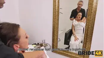 BRIDE4K. Horny for Her Haircutter