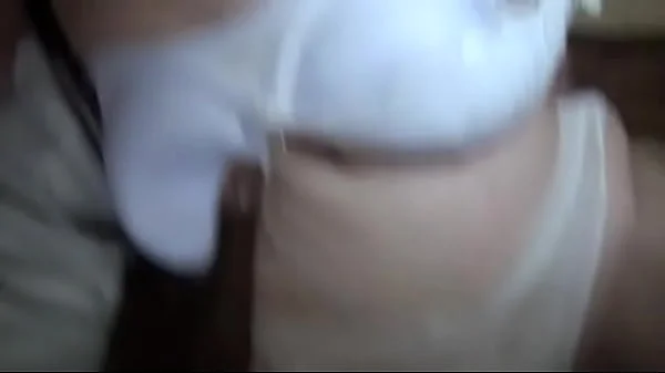 Angelina, 45 yo mature, gets double vaginal plugged by two black cocks