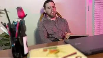 Bossy Bitch BBW Keeps Her Employee on His Toes and His Cock in Her Mouth