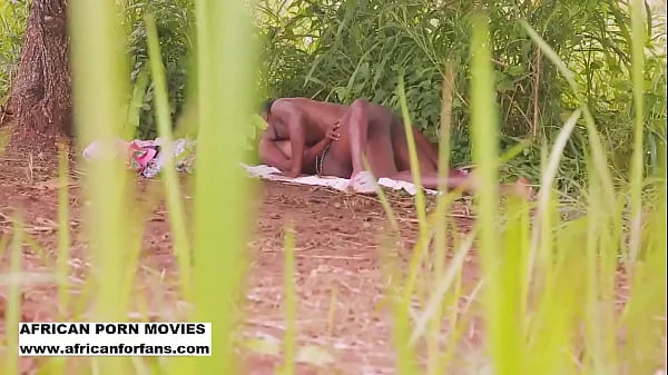 The work in the field in the village with the neighbor who ends up with a public fuck in the bush on the soft grass and the abundant sweat