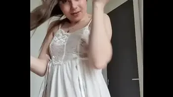 Cute in White dress