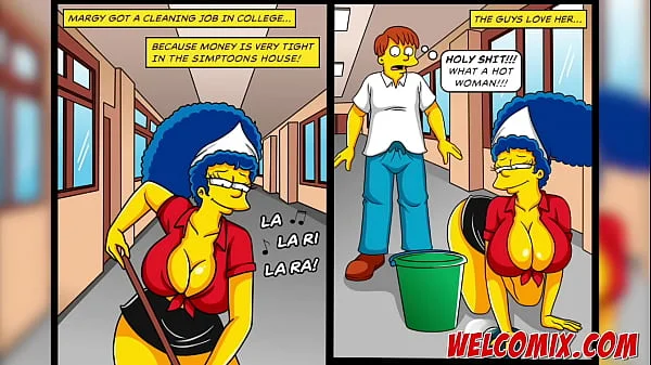 Margy is a hot maid! The hot cleaning lady - The Simptoons Hentai