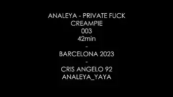 PRIVATE FUCK 008 - BARCELONA 2023 - @CRISANGELO92 & ANALEYA - FRENCH GIRL - GFE