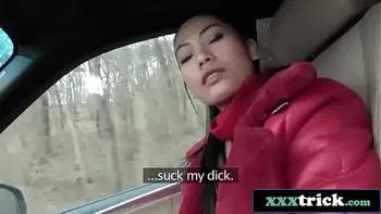 Big Tits Asian Beauty Picked Up and Fucked While Travelling Europe