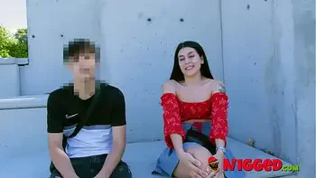 Paola White receives a BIG BLACK COCK to fuck while her boyfriend watches