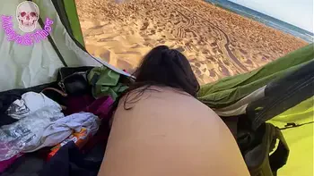 Exploring love outdoors, look at my FOLLOWER enjoying the beach!