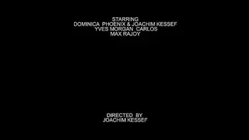 Interracial anal gangbang queen Dominica Phoenix takes two bbc in her ass