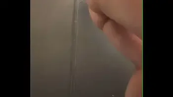 Anal fucking and squirting a lot in the changing room