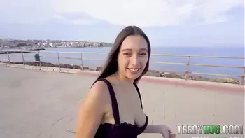 Curvy Italian Teen Gets Roughed Up by American Cock Shelena, Romeo Mancini