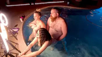 Hot Tub Live Threesome With Jasper Nyx And Remy Woods WCA Productions