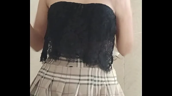 College girl masturbates in the shower and gets caught. teen18