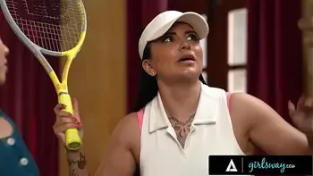 GIRLSWAY - Desperate MILF Romi Rain Find Ways To Teach stepbae Kimmy Kimm How To Play Tennis