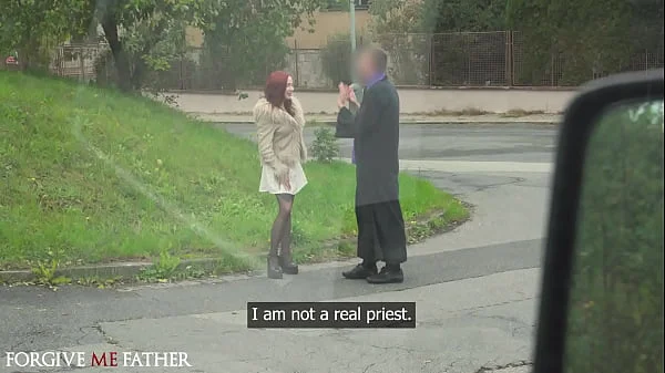 Latvian redhead Eva Ray locked in chastity for cheating hard rough sex after public pick up