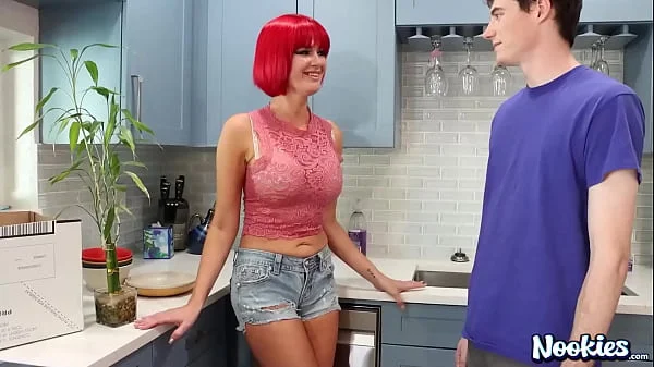 Wild redhead fucked by less experienced stud - Nookies