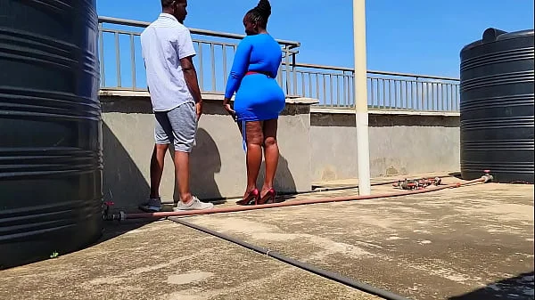 Sneaking Up On My Big Ass Neighbor and She Was Down for Doggystyle on Her Couch