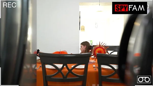 Stepsis Begs Stepbro For His Cock Down Her Throat For Dinner