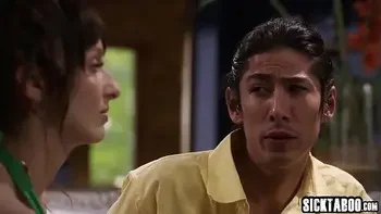 Shameless MILF stepmom with big tits Lexi Luna fucks stepson David Lee